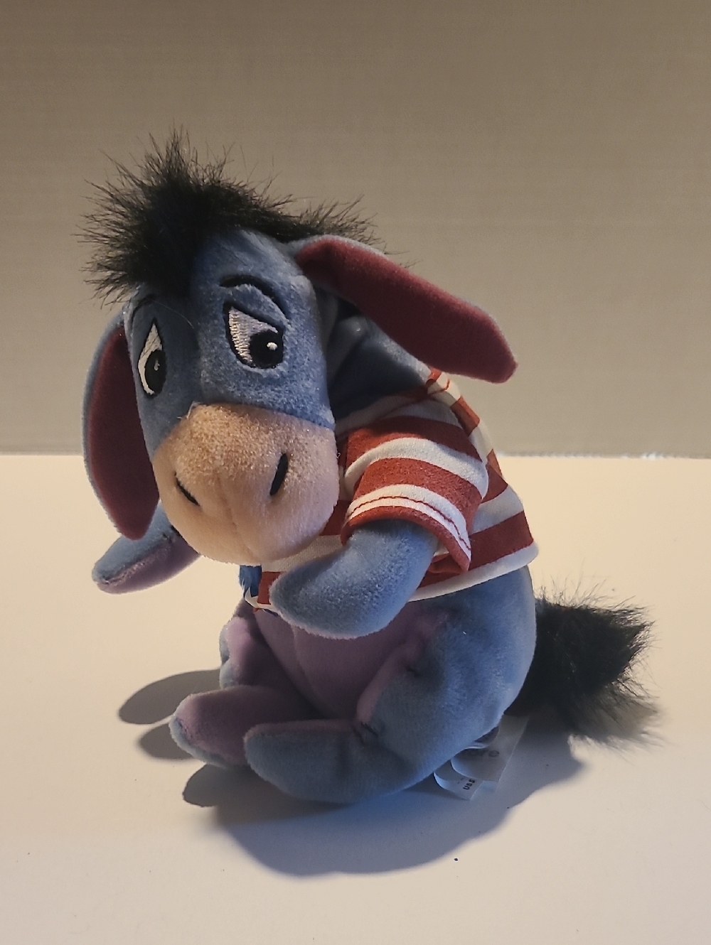 Disney Eeyore Plush Toy in Patriotic Shirt